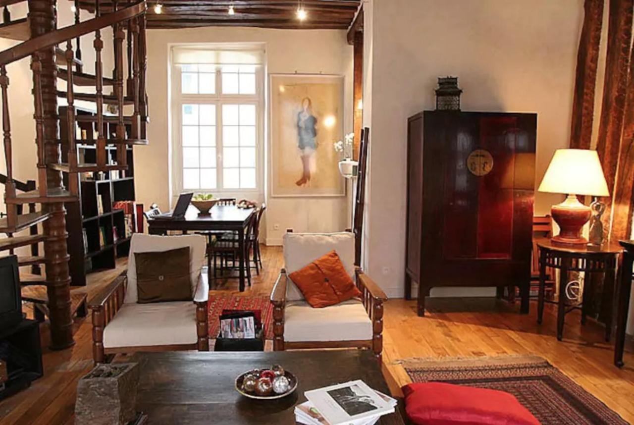 Charming Cosy Triplex In Trendy Marais Leilighet Paris Eksteriør bilde